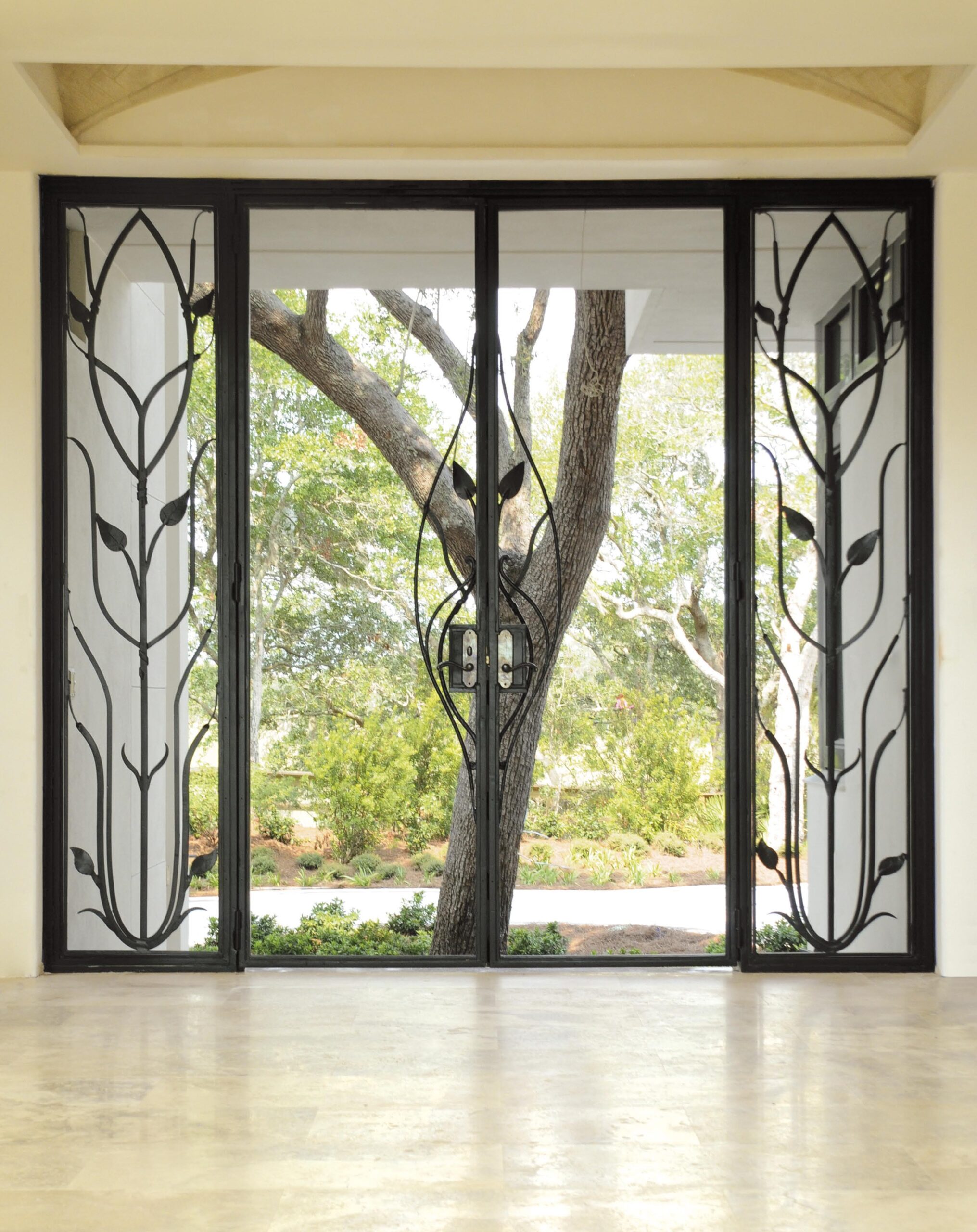 iron door - custom designs - artesano ironworks