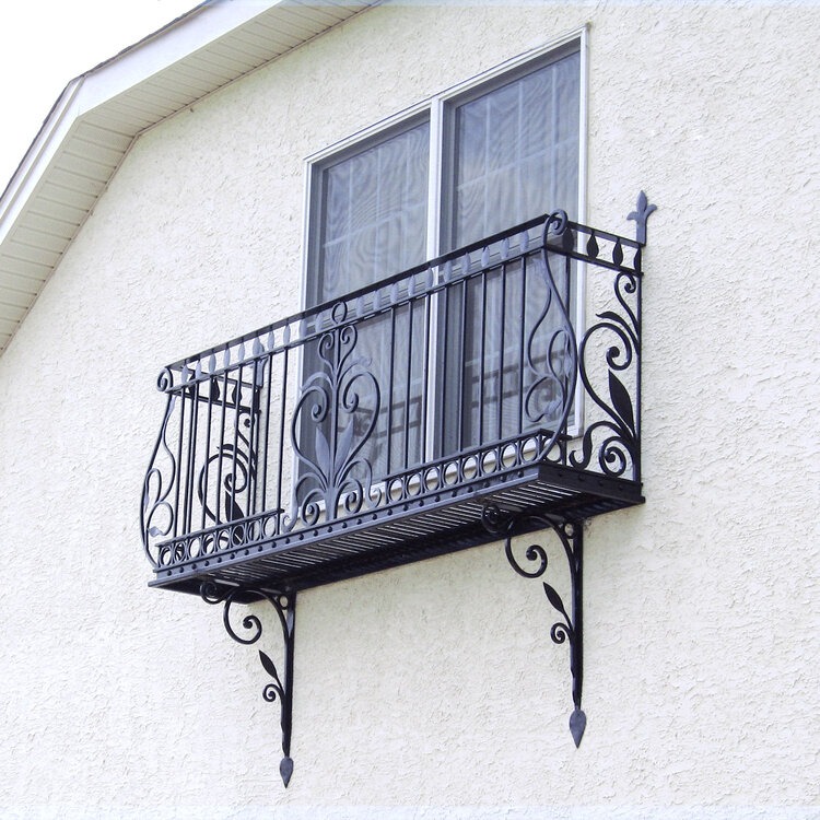 outdoor balcony - wrought iron balcony