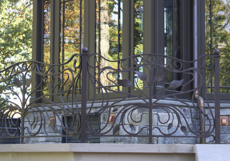 custom metal balcony