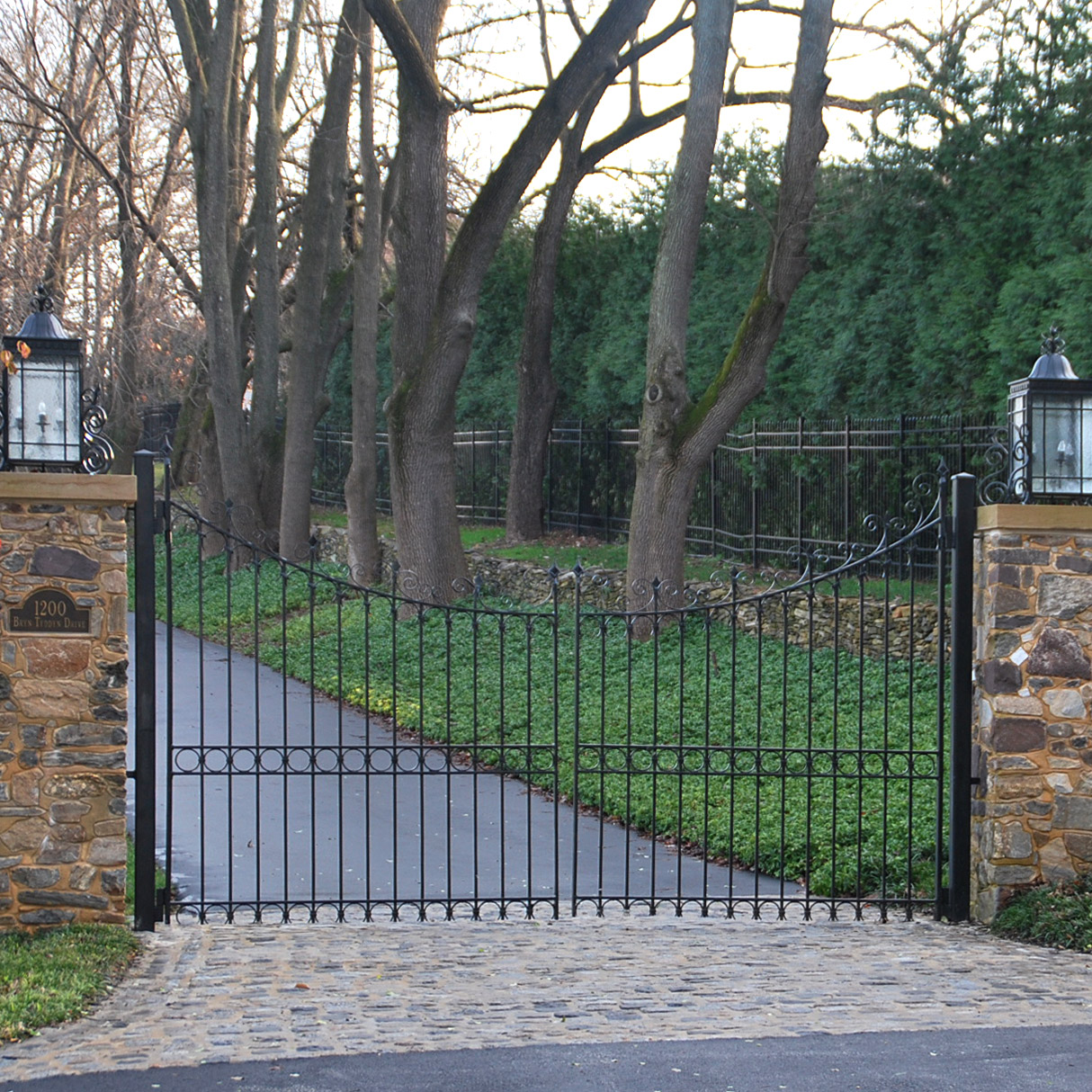 Entry Custom Iron Gate - Artesano Iron Works