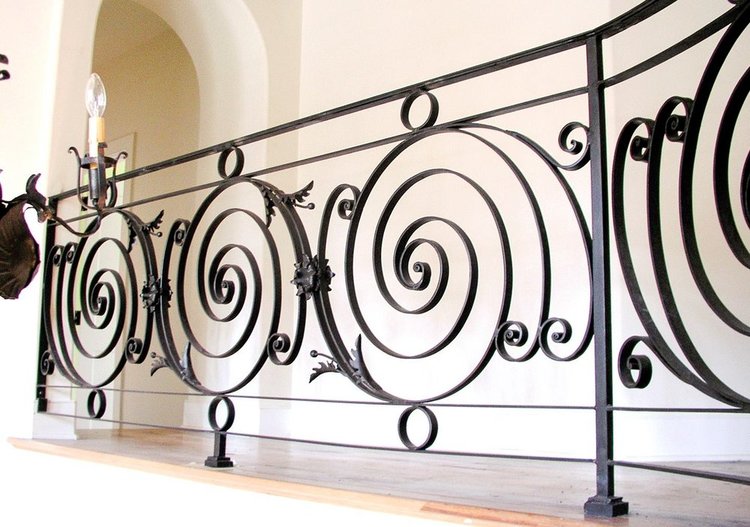 wrought Iron Railing -decorative metals - architecture