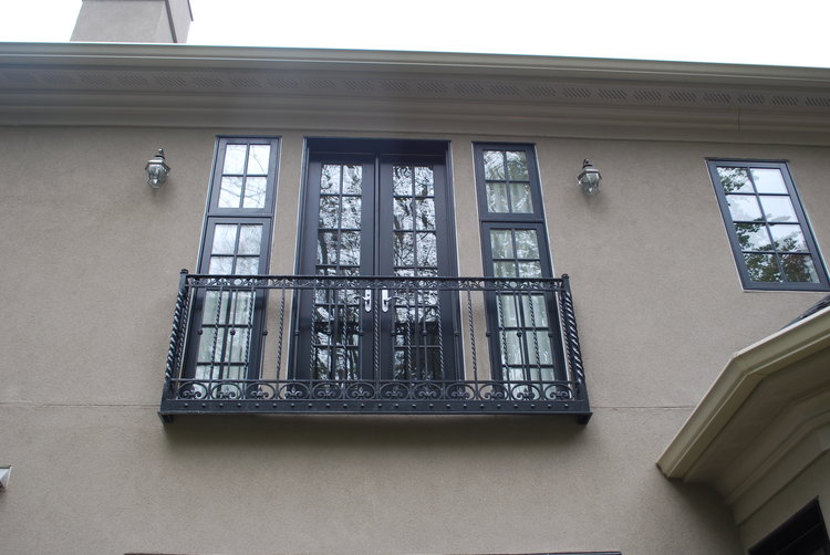 outdoor balcony - wrought iron balcony