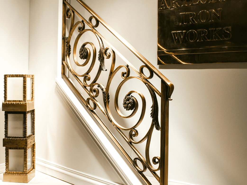 bronze railing - custom designs