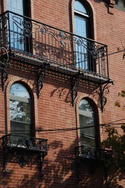 outdoor balcony - wrought iron balcony